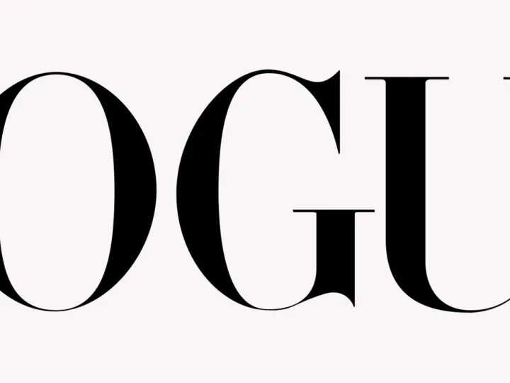 Letras VOGUE preparadas para cortar en vinilo, 110 × 30 cm
